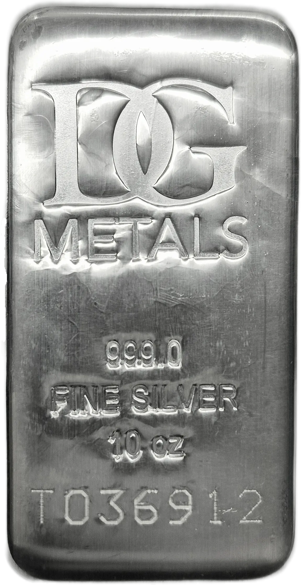 Silver 10oz DG Cast Bar