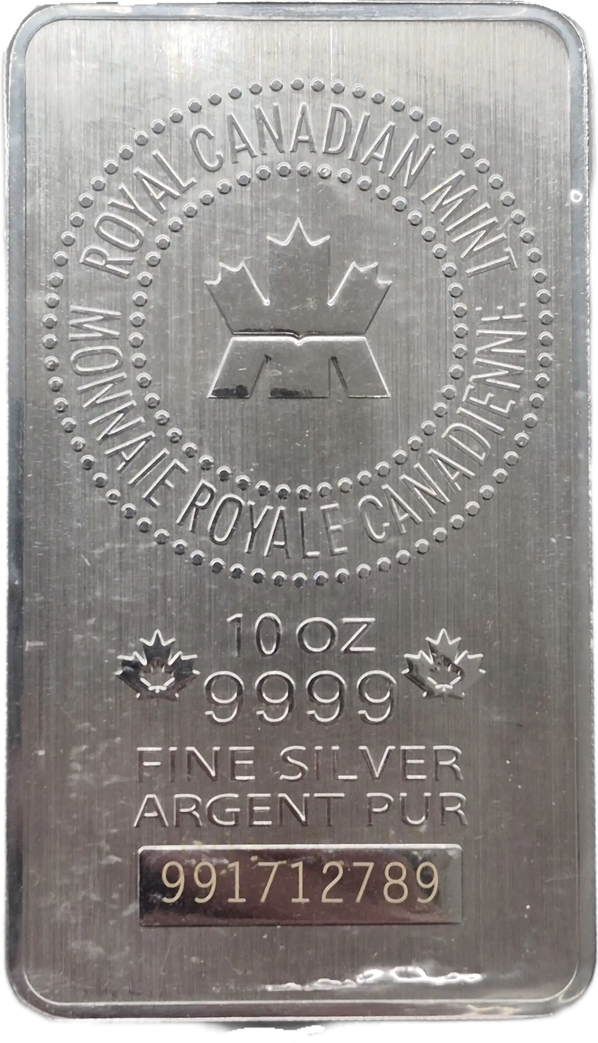 Silver 10oz RCM Minted Bar