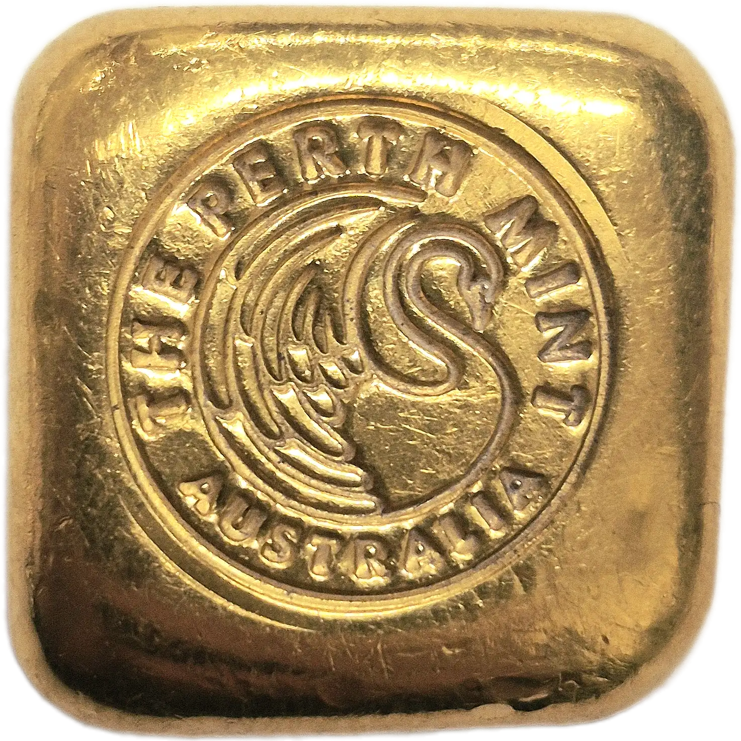 Gold 1oz PM Square Cast Bar