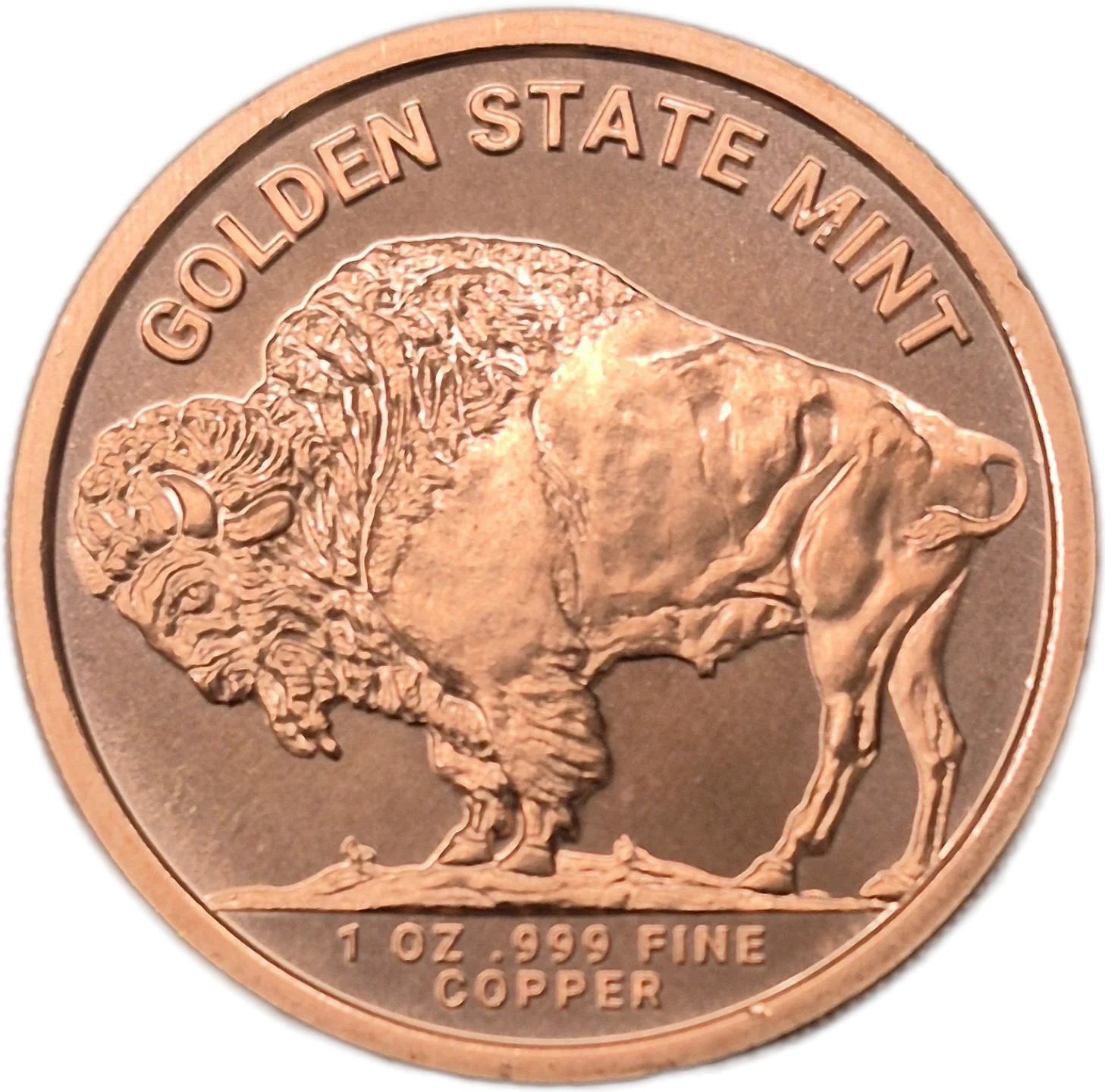 Copper 1oz Buffalo Round